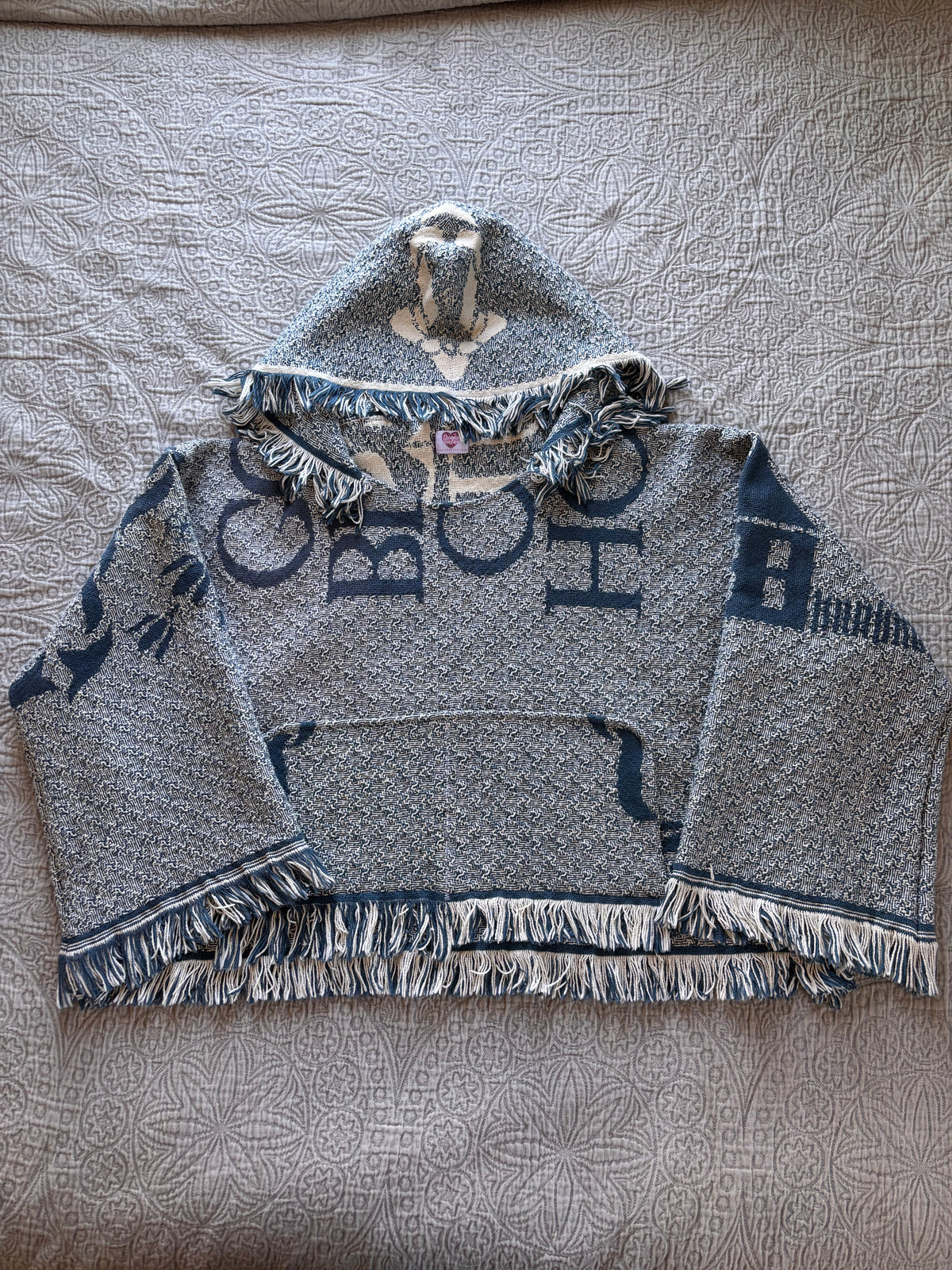 Blue Home Sweet Home Blanket Hoodie [3X]