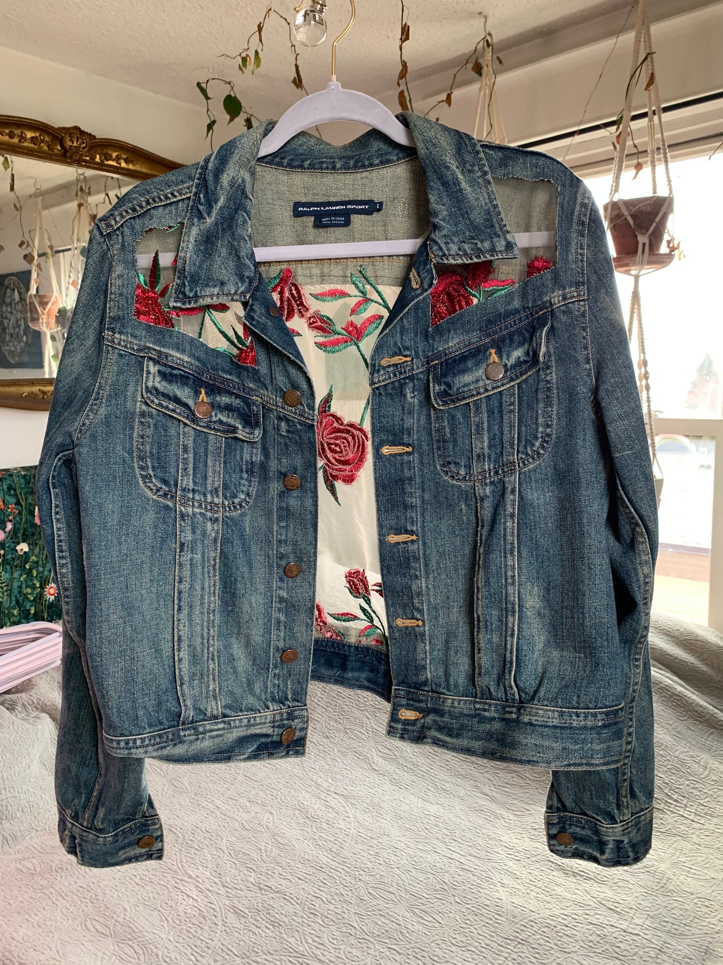 Denim Roses [Men's L]