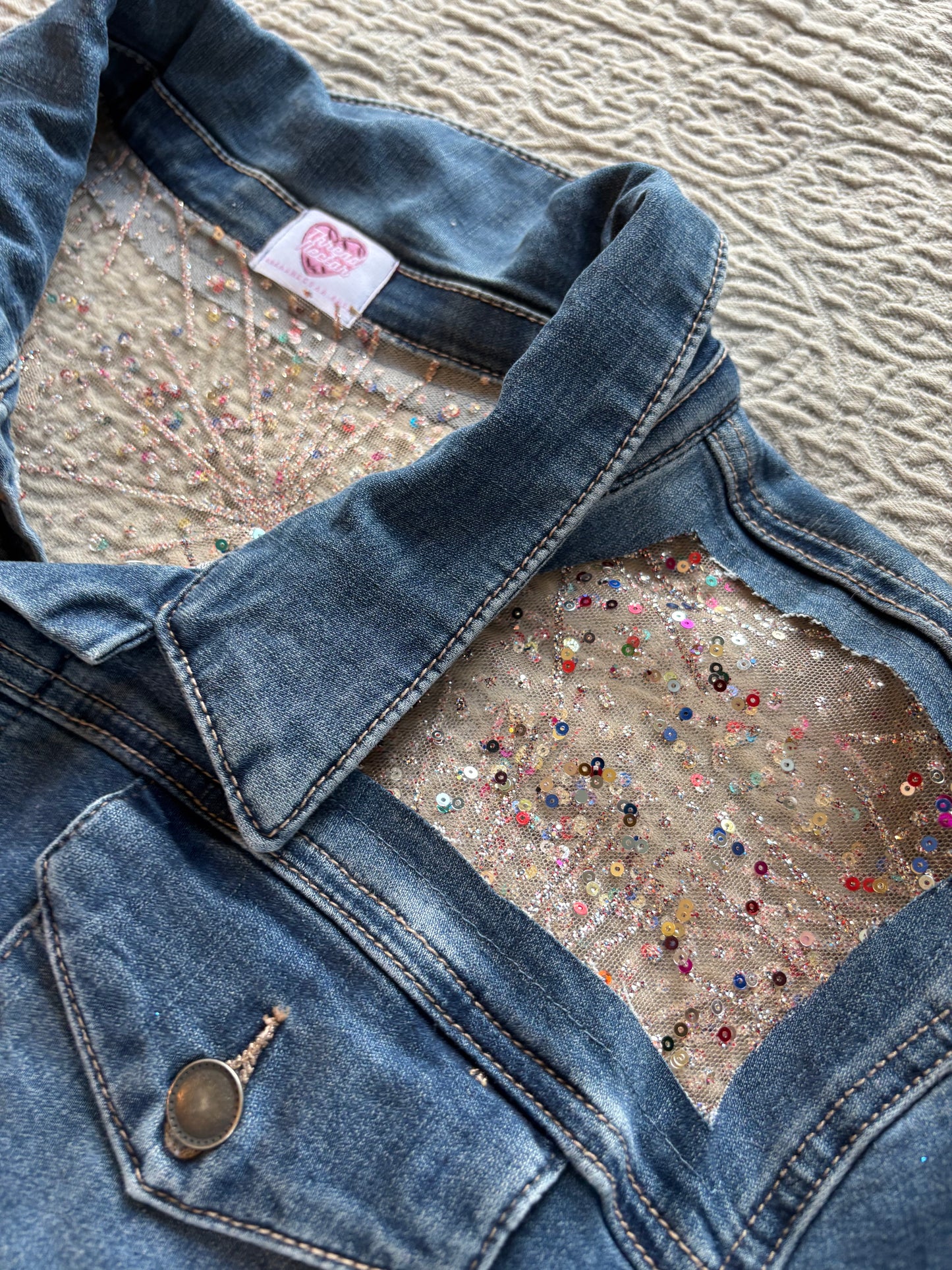 Denim Fireworks Jacket [3X]