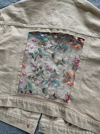 Khaki Denim Wild Flowers [1X]