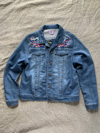 Soft Denim Sequin Jacket [M]