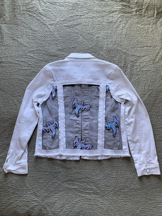 White Denim Ghost Jacket [L]