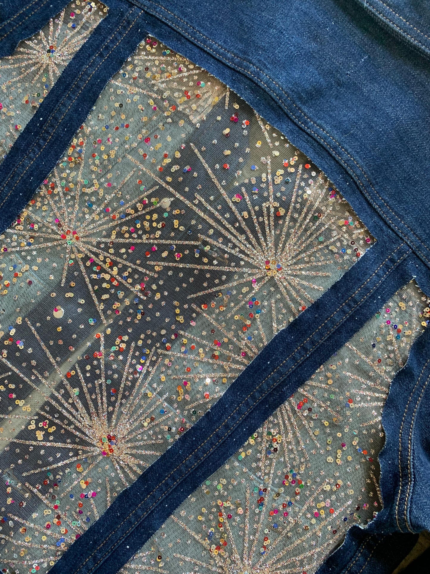 Dark Denim Fireworks Jacket [XL]