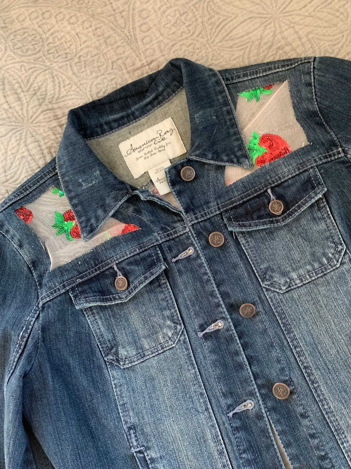 Denim Strawberries [L]