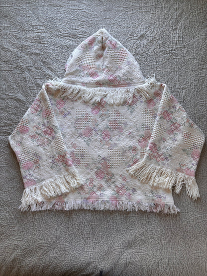 Pink Hearts Blanket Hoodie [3X]