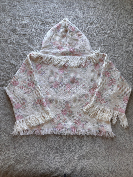 Pink Hearts Blanket Hoodie [3X]