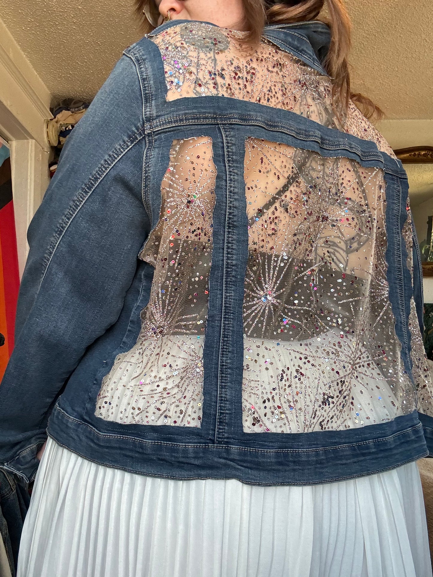 Denim Fireworks Jacket [3X]