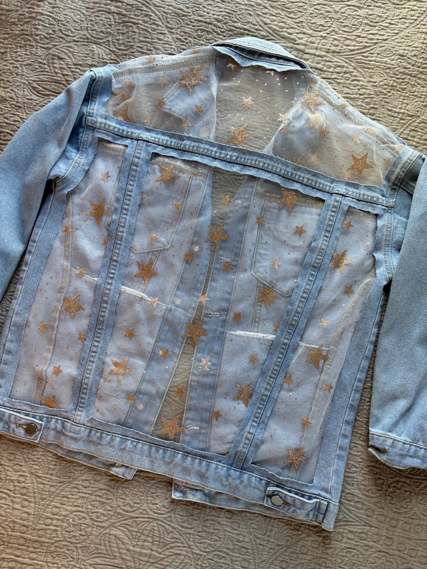 Light Wash Stars Jacket [XL]