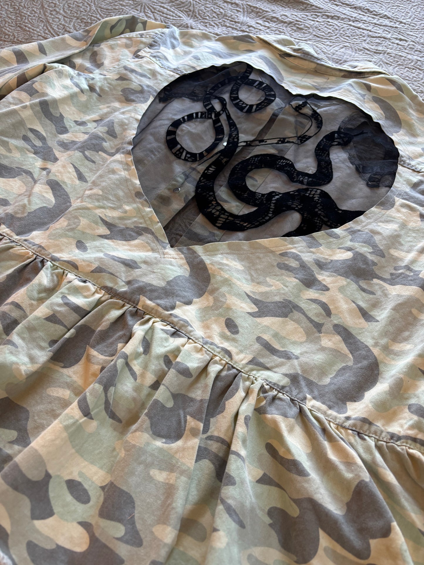 Camo Denim Snakes Jacket [4X]