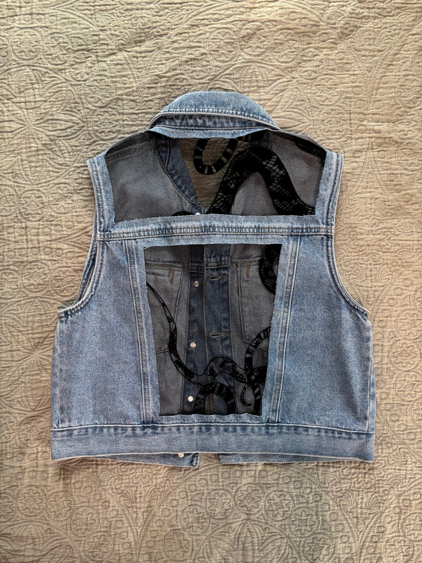 Denim Snakes Vest [L]