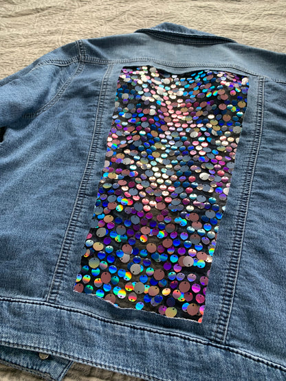 Soft Denim Sequin Jacket [M]