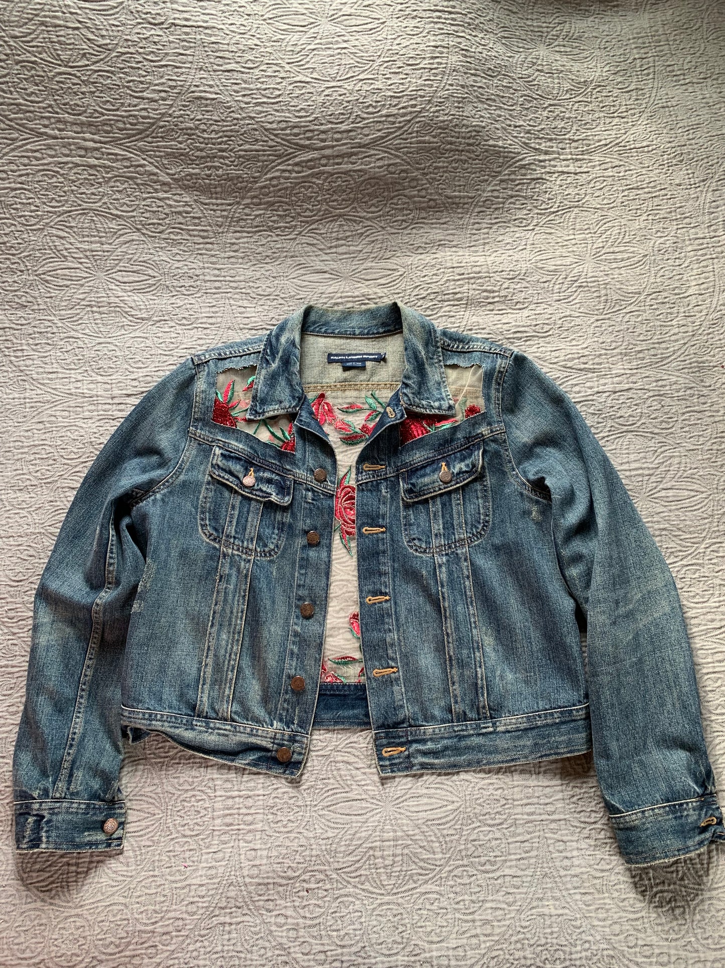 Denim Roses [Men's L]