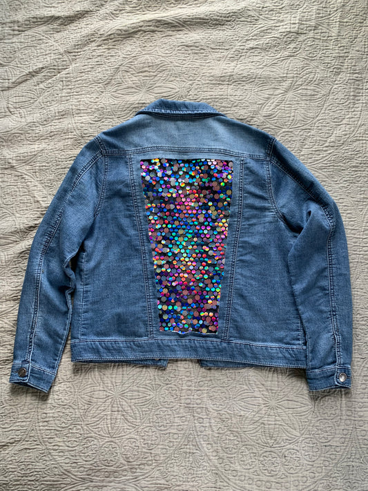 Soft Denim Sequin Jacket [M]