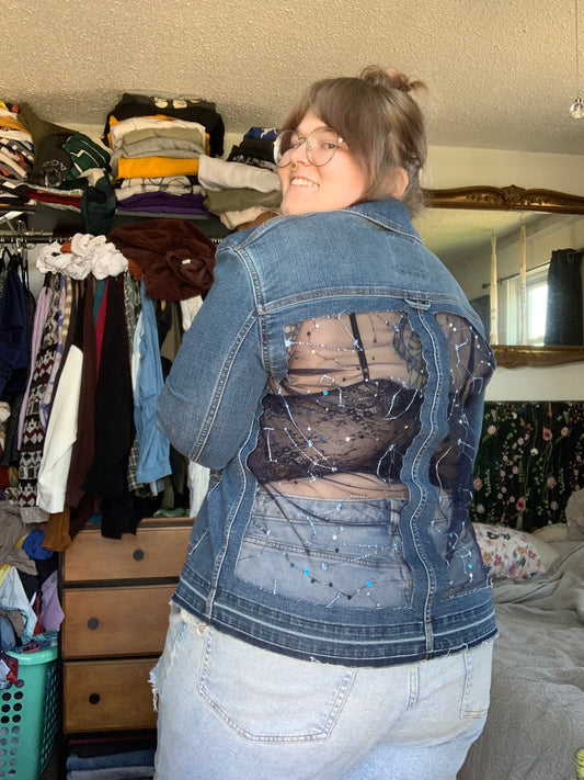 Large Pocket Denim Constellations [0X]