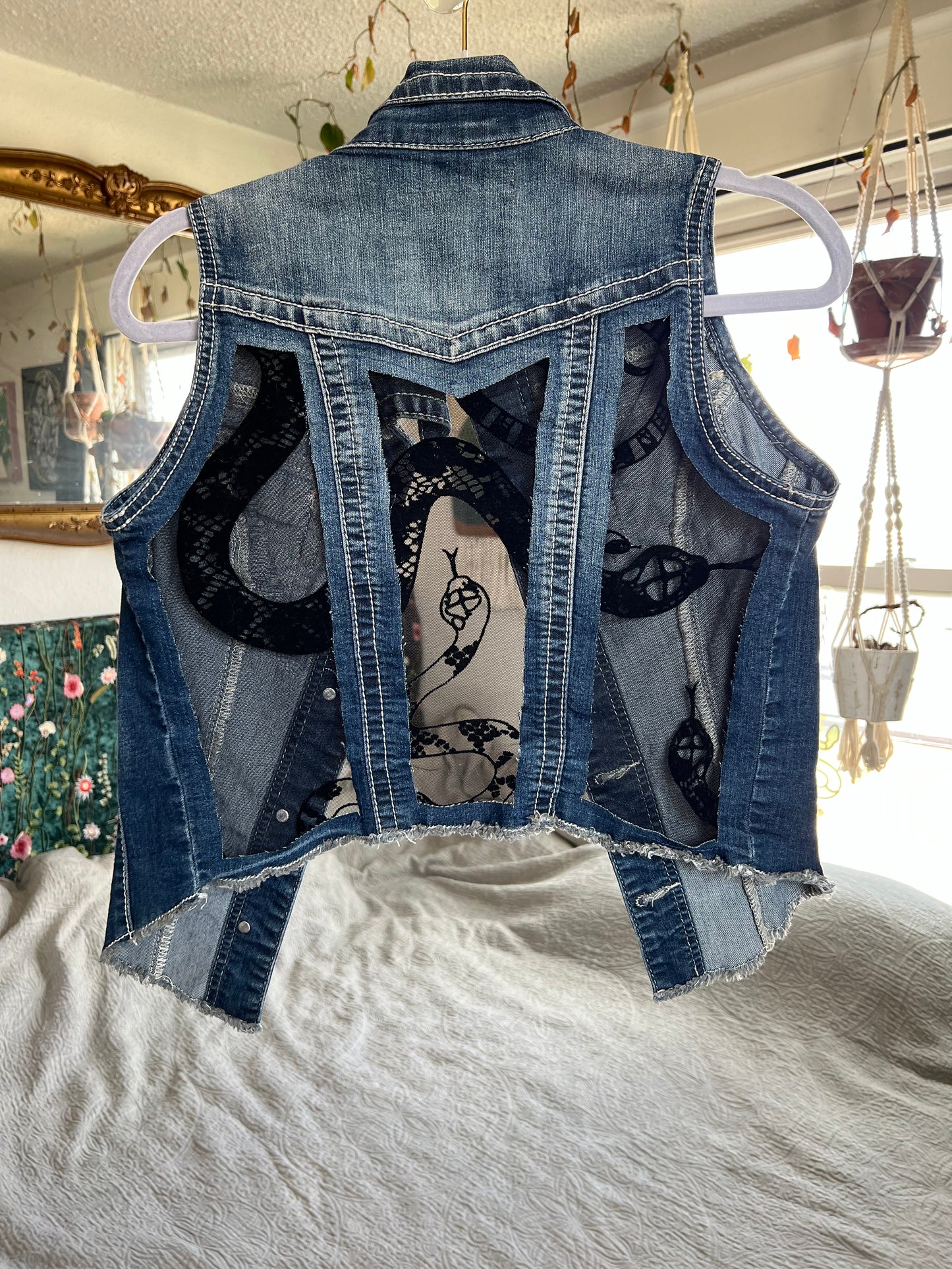 Denim Snake Vest [S]