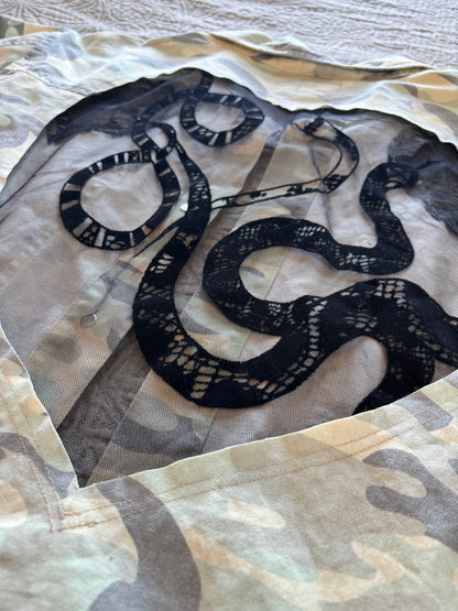 Camo Denim Snakes Jacket [4X]