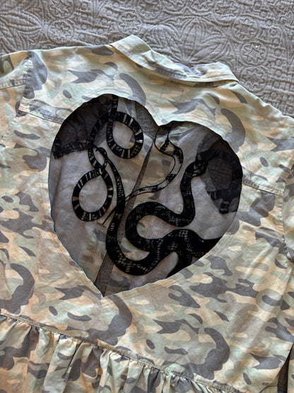 Camo Denim Snakes Jacket [4X]