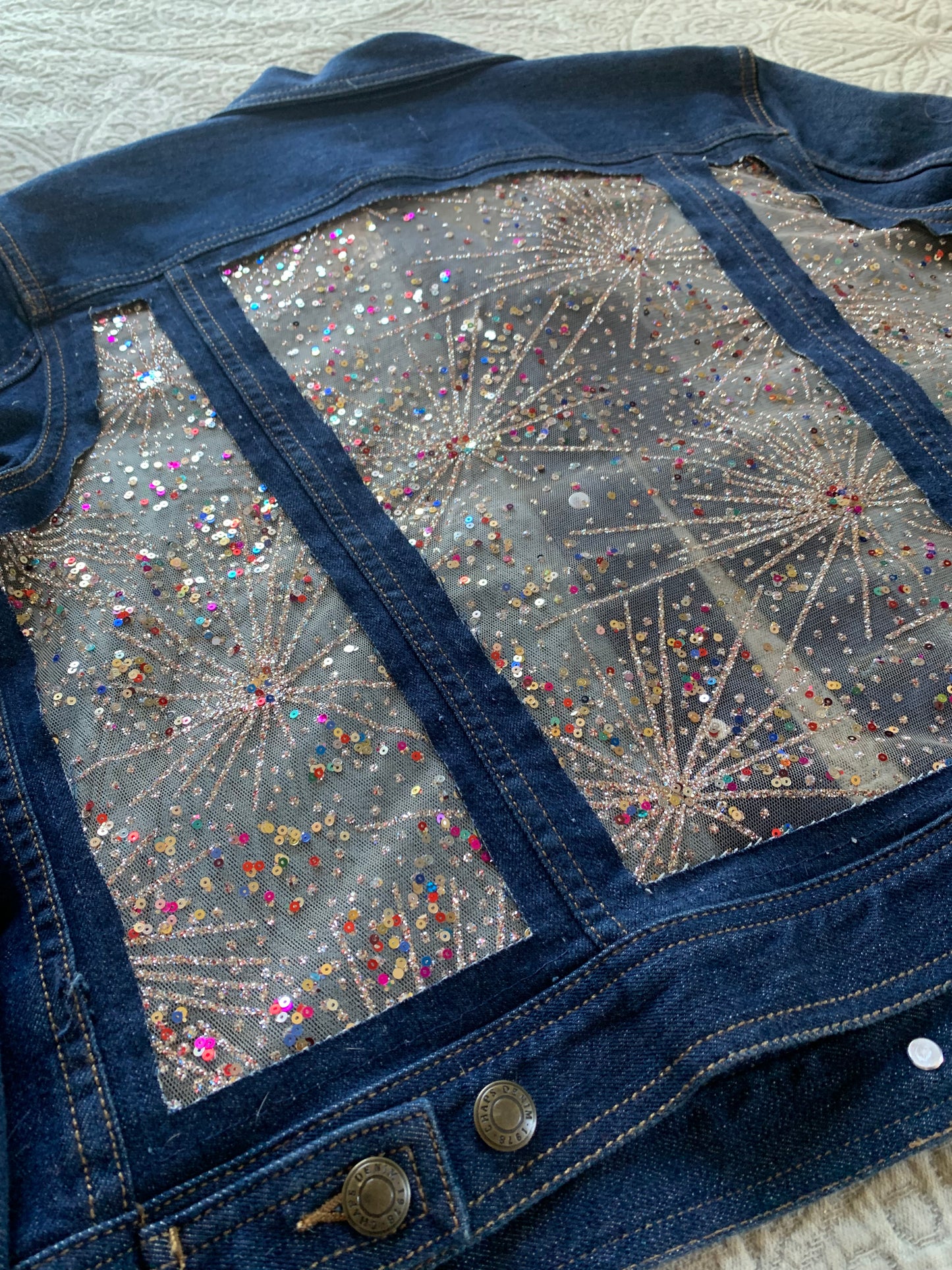 Dark Denim Fireworks Jacket [XL]