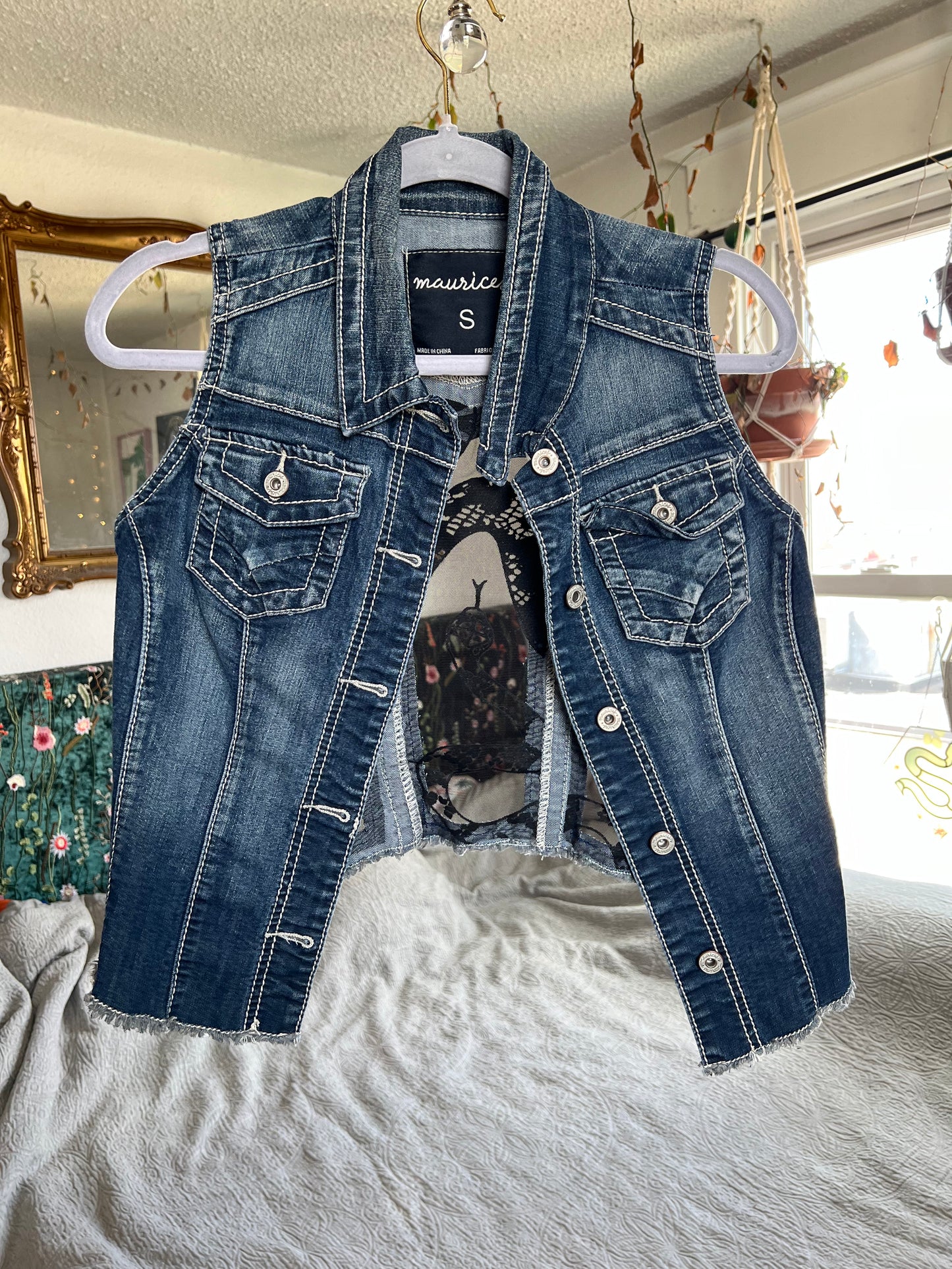 Denim Snake Vest [S]