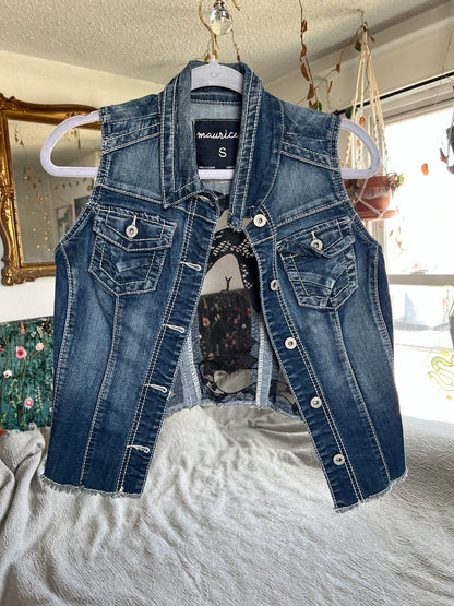 Denim Snake Vest [S]