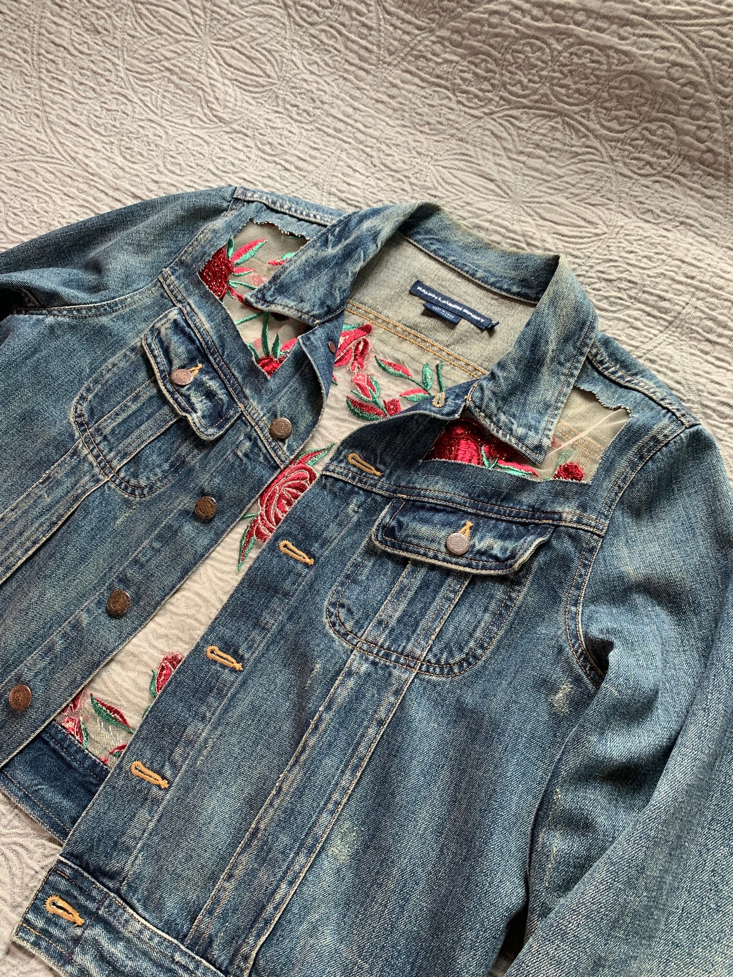 Denim Roses [Men's L]