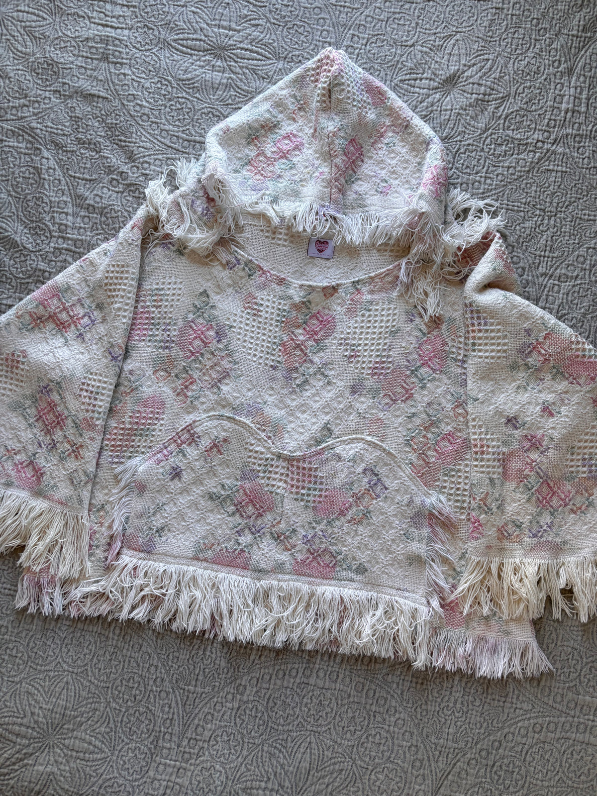 Pink Hearts Blanket Hoodie [3X]