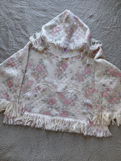 Pink Hearts Blanket Hoodie [3X]