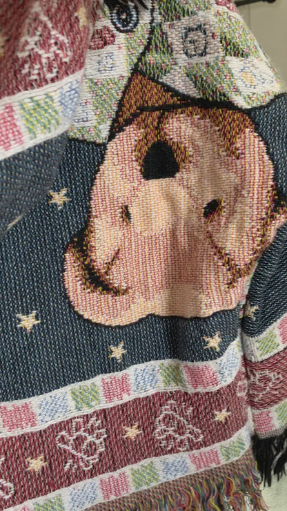 Kids Woven Nighttime Bears Hoodie