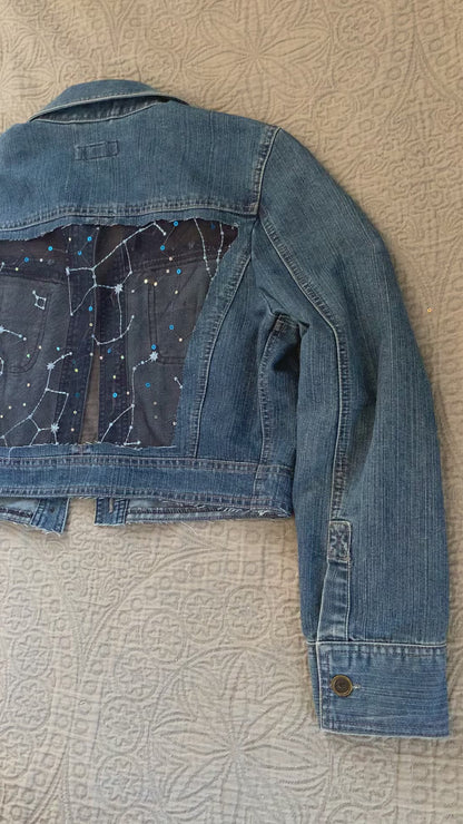 Cropped Denim Constellations [M]