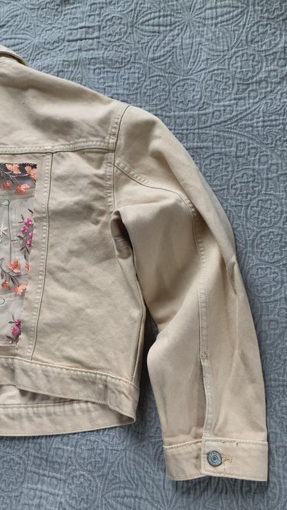 Khaki Denim Wild Flowers [1X]
