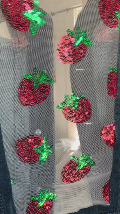 Denim Strawberries [L]