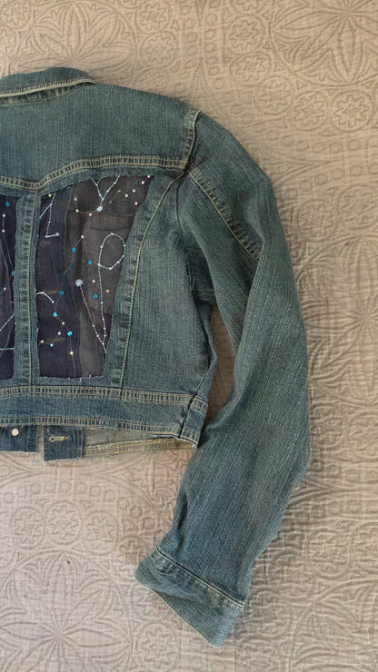Cropped Denim Constellations [L]