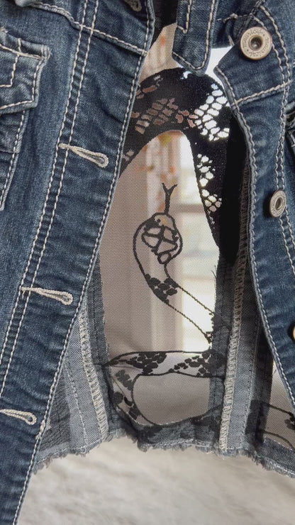 Denim Snake Vest [S]